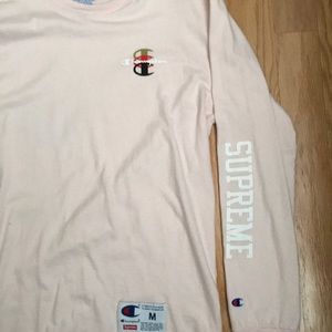 SOLD Supreme x Champion Longsleeve Crewneck